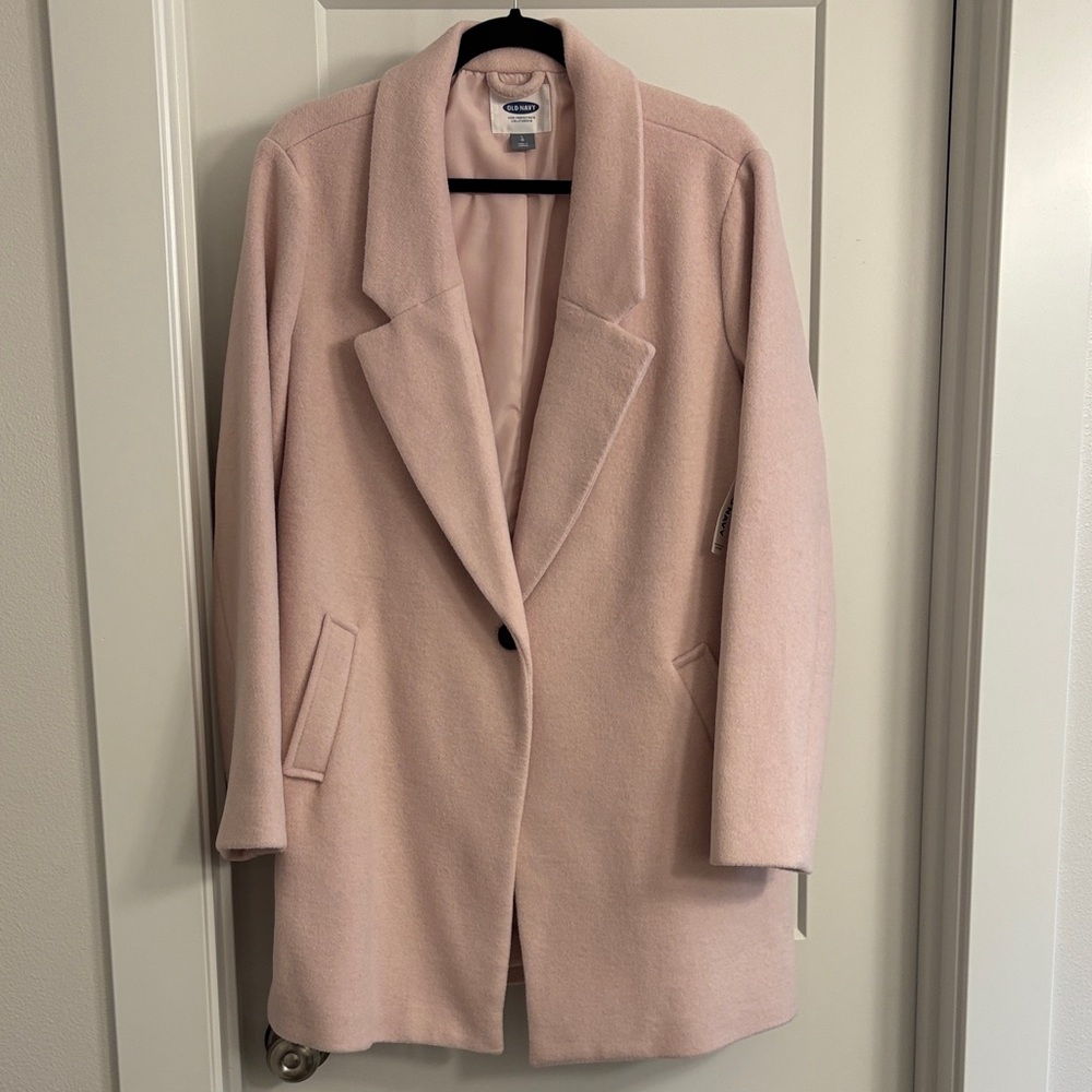 Old Navy Women's Light Pink Trench Coat